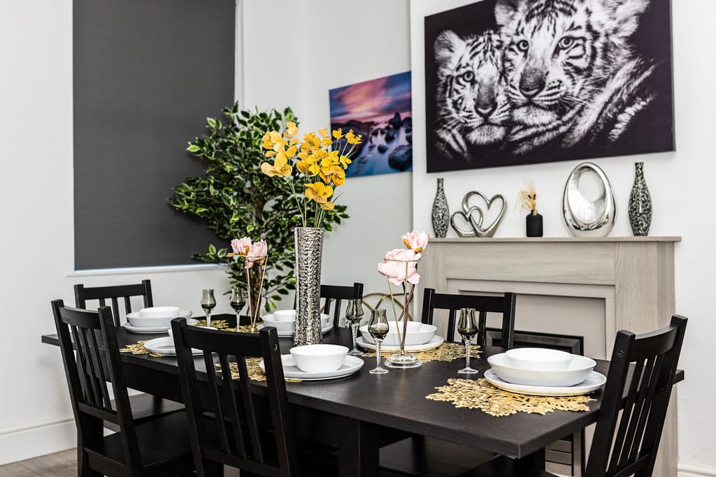 Dining area at Azy Venture Property